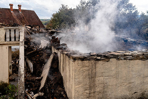 Professional Fire Damage Removal technician working in Jackson, KY